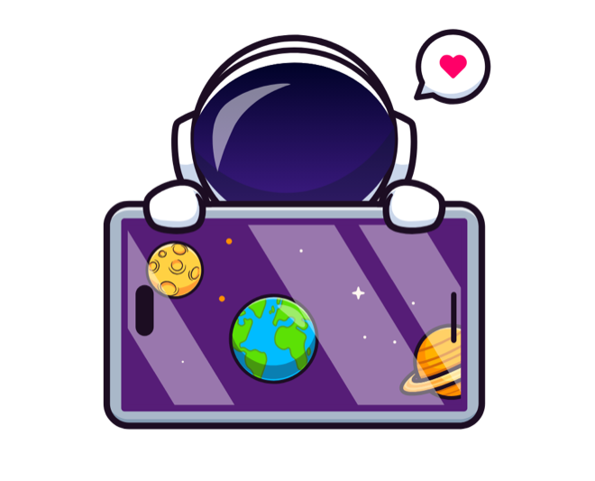 ChildLock mascot waving beside a phone